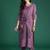 Women Floral Embroidered Regular Thread Work Pure Cotton Kurta with Trousers