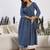 V-Neck Floral Printed Empire Pure Cotton Kurta with Trouser