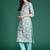 Women Floral Printed Regular Mirror Work Pure Cotton Kurta with Trousers & With Dupatta