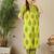Women Ethnic Motifs Printed Cotton A-Line Kurta with Trousers