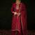 Women Ethnic Motifs Embroidered Regular Sequinned Kurta with Trousers & With Dupatta