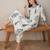 Floral Printed V-Neck Pure Cotton Kurta With Trouser