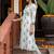 Women Floral Printed Angrakha Pure Cotton Kurta with Trousers