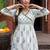 Women Floral Printed Angrakha Pure Cotton Kurta with Trousers