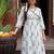 Women Floral Printed Angrakha Pure Cotton Kurta with Trousers