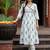 Women Floral Printed Angrakha Pure Cotton Kurta with Trousers