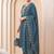 Women Ethnic Motifs Embroidered Kurta with Trousers & With Dupatta