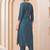 Women Ethnic Motifs Embroidered Kurta with Trousers & With Dupatta