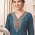 Women Ethnic Motifs Embroidered Kurta with Trousers & With Dupatta