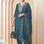 Women Ethnic Motifs Embroidered Kurta with Trousers & With Dupatta