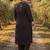 Plus Size Black Embroidered A-Line Kurta Palazzos Set