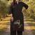 Plus Size Black Embroidered A-Line Kurta Palazzos Set
