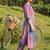 Women Printed Regular Beads and Stones Pure Cotton Kurta with Trousers