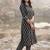 Women Paisley Printed Panelled Mirror Work Pure Cotton Kurta with Trousers