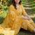 Women Floral Printed Regular Mirror Work Kurta with Trousers & With Dupatta