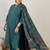 Plus Size Ethnic Printed Regular Pure Cotton Kurta with Trousers & With Dupatta