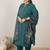 Plus Size Ethnic Printed Regular Pure Cotton Kurta with Trousers & With Dupatta