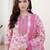 Women Floral Printed Regular Beads and Stones Kurta with Trousers & With Dupatta