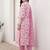 Women Floral Printed Regular Beads and Stones Kurta with Trousers & With Dupatta