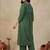 Women Ethnic Motifs Embroidered Panelled Thread Work Kurta with Palazzos