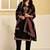 Women Ethnic Motifs Printed Regular Mirror Work Pure Cotton Kurta with Trousers & With Dupatta