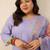 Plus Size Floral Printed Regular Kurta with Trousers & With Dupatta