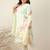 Plus Size Floral Printed Regular Kurta with Trousers & With Dupatta