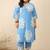 Plus Size Floral Printed Regular Pure Cotton Kurta with Trousers