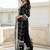 Women Floral Printed Regular Thread Work Pure Cotton Kurta with Trousers & With Dupatta