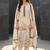 Women Floral Printed Regular Linen Kurta with Trousers & With Dupatta