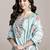 Women Floral Embroidered Regular Thread Work Linen Kurta with Trousers & With Dupatta