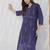 Geometric Printed Pure Cotton Kurta With Trousers