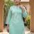 Floral Embroidered Thread Work Pure Cotton Kurta With Trousers