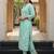 Floral Embroidered Thread Work Pure Cotton Kurta With Trousers