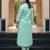Floral Embroidered Thread Work Pure Cotton Kurta With Trousers