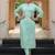 Floral Embroidered Thread Work Pure Cotton Kurta With Trousers