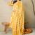 Floral Printed V-Neck Pure Cotton Straight Kurta With Trousers & Dupatta