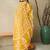 Floral Printed V-Neck Pure Cotton Straight Kurta With Trousers & Dupatta