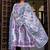 Floral Printed Empire Pure Cotton Anarkali Kurta With Trouser & Dupatta