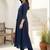 Women Regular Sequinned Liva Kurta with Trousers
