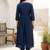 Women Regular Sequinned Liva Kurta with Trousers