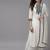 Women White Floral Yoke Design Regular Mirror Work Kurta with Palazzos & With Dupatta