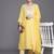 Floral Printed Regular Sequinned Pure Cotton Kurta With Trousers & Dupatta