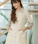 Women Ethnic Motifs Embroidered Regular Thread Work Kurta with Trousers