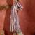 Striped Printed Round Neck Panelled Pure Cotton Kurta With Trousers