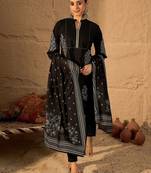 Women Ethnic Motifs Embroidered Cotton Kurta with Trousers & Dupatta