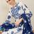 Women Floral Printed Cotton Kurta with Trousers & Dupatta
