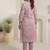 Women Floral Embroidered Sequinned Pure Cotton Kurta with Trousers & Dupatta