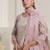 Women Floral Embroidered Sequinned Pure Cotton Kurta with Trousers & Dupatta