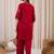 Women Geometric Embroidered Kurta with Trousers